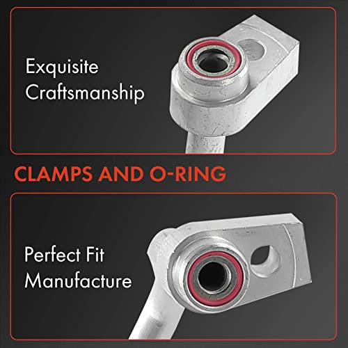 A-Premium A/C Discharge Line Hose Assembly Compatible with Ford Mustang 2018-2023 V8 5.0L, Compressor to Condenser - Image 3