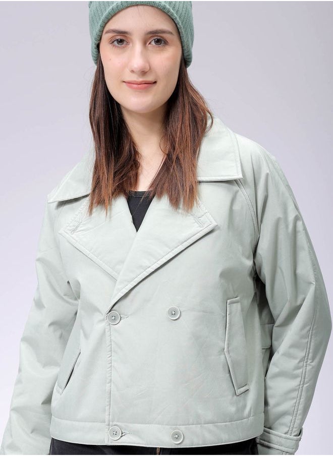 Freehand Women Straight Fit Solid Trench Coat  - Image 1