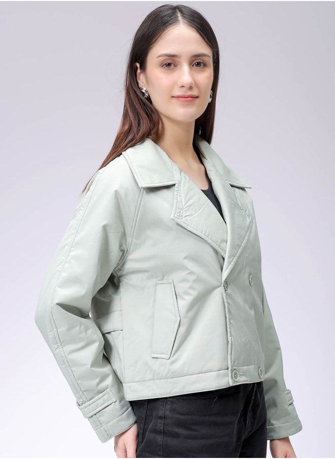 Freehand Women Straight Fit Solid Trench Coat  - Image 3