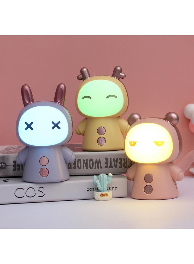 الأزرق جي دبليو كرتون قابل للطي جديد لشحن USB قراءة ضوء طاولة حماية العين ، ضوء مكتب الطلاب ، مصباح سرير غرفة نوم الأطفال - Image 1