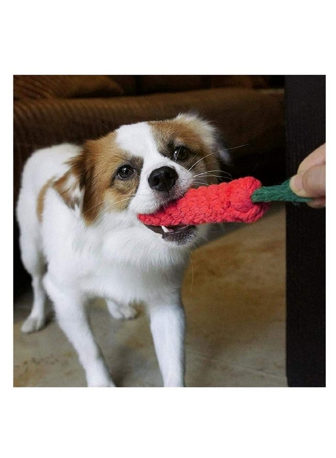 Emily Pets 1Pc Braided Rope Decor Cartoon Gilaharee Shaped Dog Squeaky Pet Playing Toys For Dog Chew Toy Pet Rope Toy Dogs,Puppies And Cat(Color May Vary) Pack Of 3 - Image 5