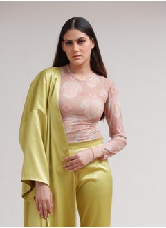 Bardees Printed Tulle Top  - Image 3