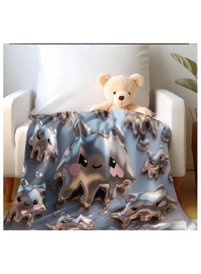 general Flannel thin blanket (warm and comfortable, suitable for sleep, gaming, dust removal and sandproof) 150cm*200cm - 800 - Image 4