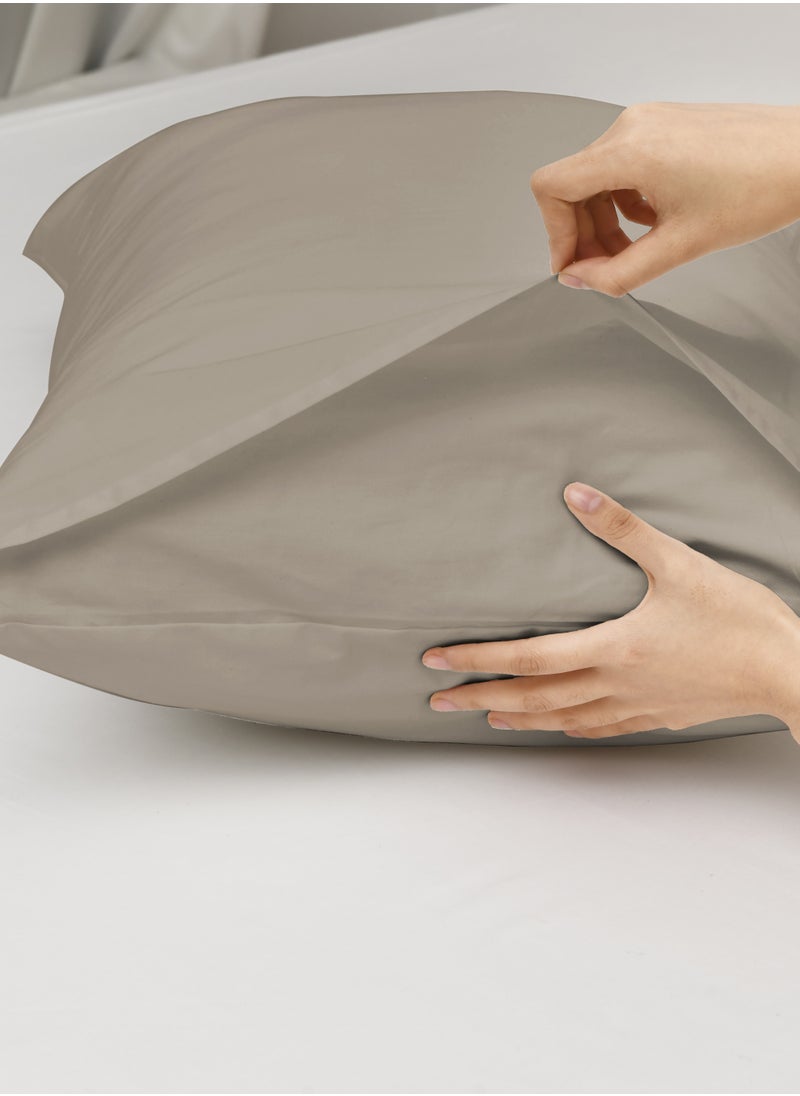 Master Home Textile Cotton Pillowcases- Breathable, Easy to Wash, Standard Size 50 x 75cm, Set of 2 Pack, with Envelope Closure  - Image 2
