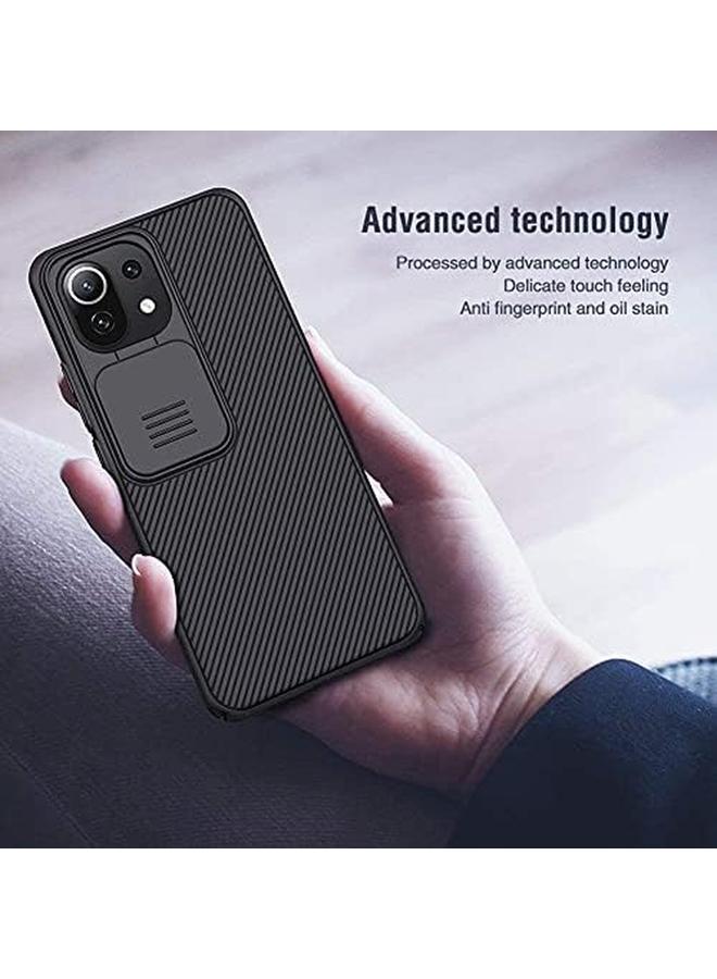 erorex For Xiaomi Mi 11 Lite 4G 5G 11 Lite 5G Ne Case Protective Cover With Camera Protector Hard Pc And Tpu Ultra Thin Anti Scratch Phone Case For Xiaomi Mi 11 Lite 4G 5G Mi 11 Lite Black - Image 4