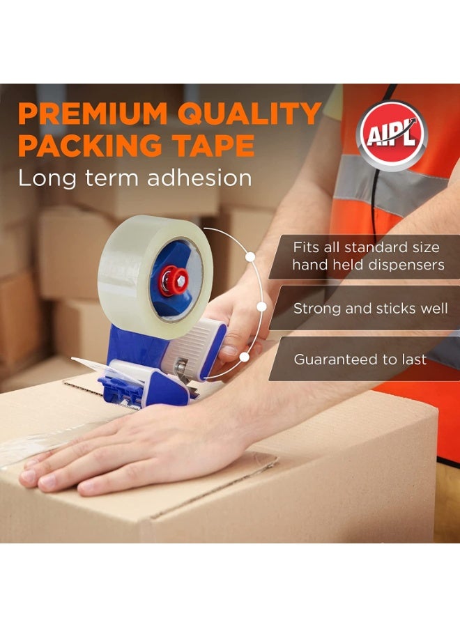 AIPL BOPP Packaging Clear Tape - 48MM X 50 Meter| Pack Of 6 | For Packaging, Decorating And DIY Works - Image 2
