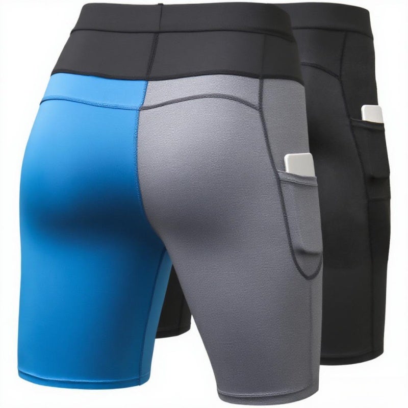 3 Pack Men Sports Shorts Active Workout Underwear with Pocket - Image 2