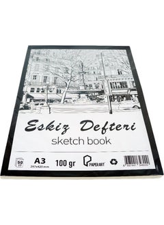 A3 Size Spiral 50 Yp 100 gr Sketch Skech Notebook