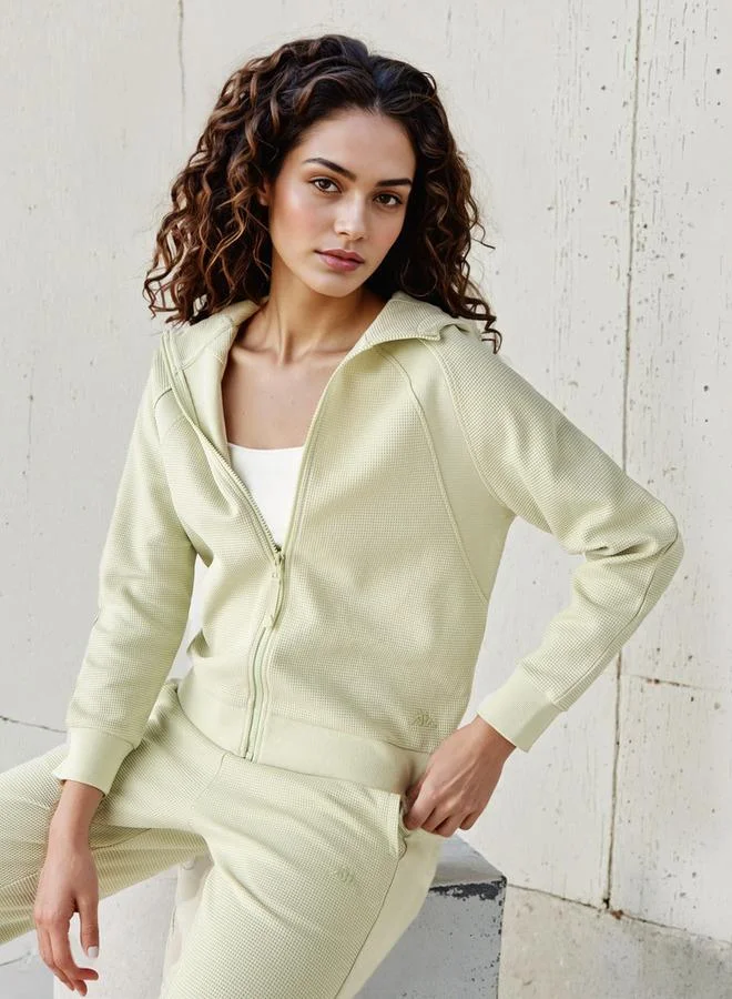 كابا هودي نسائي من كابا بنسيج الوافل