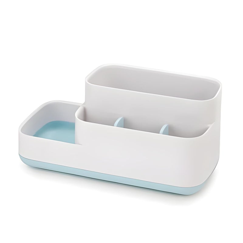 Jinila 5 Compartment Multipurpose Storage Holder for Kitchen and Bathroom Sink Organizer, Toothbrush & Shaving Kit Holder, Plastic (Multicolor, Pack of 1) - Image 1