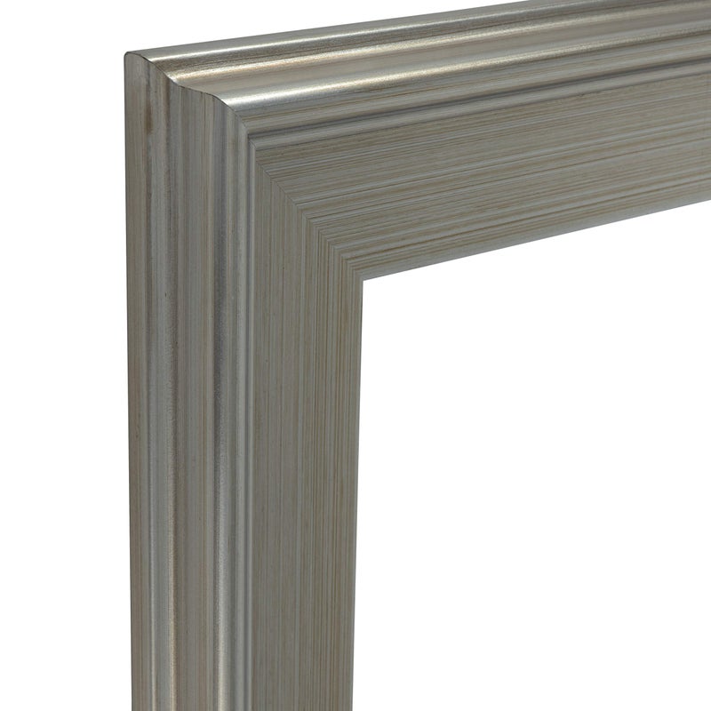 كرييتف مارك إطار صورة إبداعي مارك بلين بلين خشبي - 5 × 7 فضية - إطار واحد احترافي لألواح الفن الممتدة صورًا ومزيد من الزجاج والدعم غير مدرج - Image 4