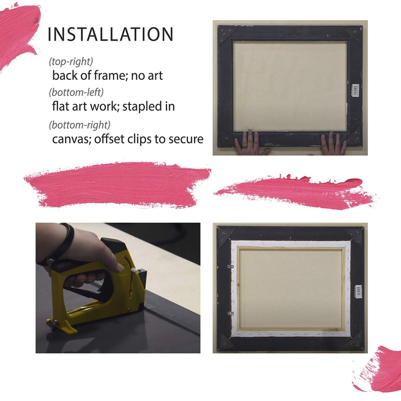 كرييتف مارك إطار صورة إبداعي مارك بلين بلين خشبي - 5 × 7 فضية - إطار واحد احترافي لألواح الفن الممتدة صورًا ومزيد من الزجاج والدعم غير مدرج - Image 5