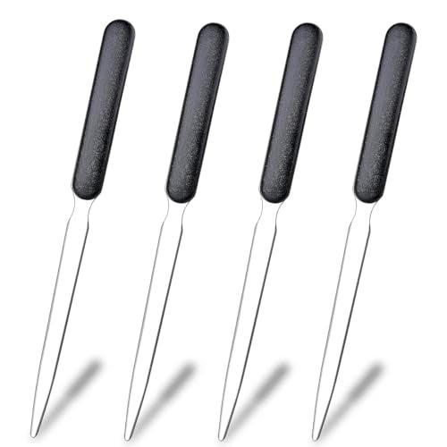 Qoaimu 4Pcs Stainless Steel Letter Opener Knife, Lightweight Mail Slitters, Office & Home Use - Image 1
