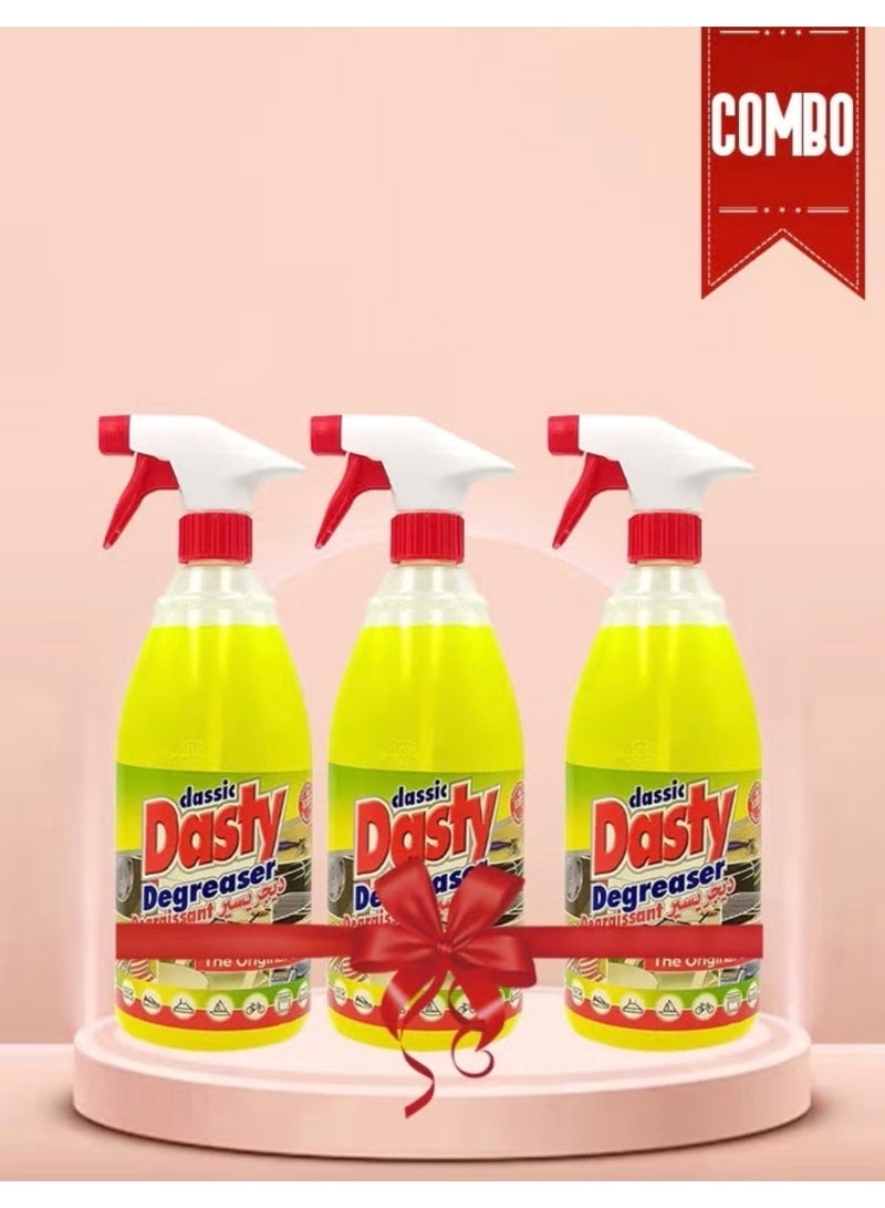 عرض كومبو – شراء 3 قطع من بخاخ التنظيف ومزيل الدهون متعدد الاستخدامات داستي الكلاسيكي الإيطالي – 1 لتر