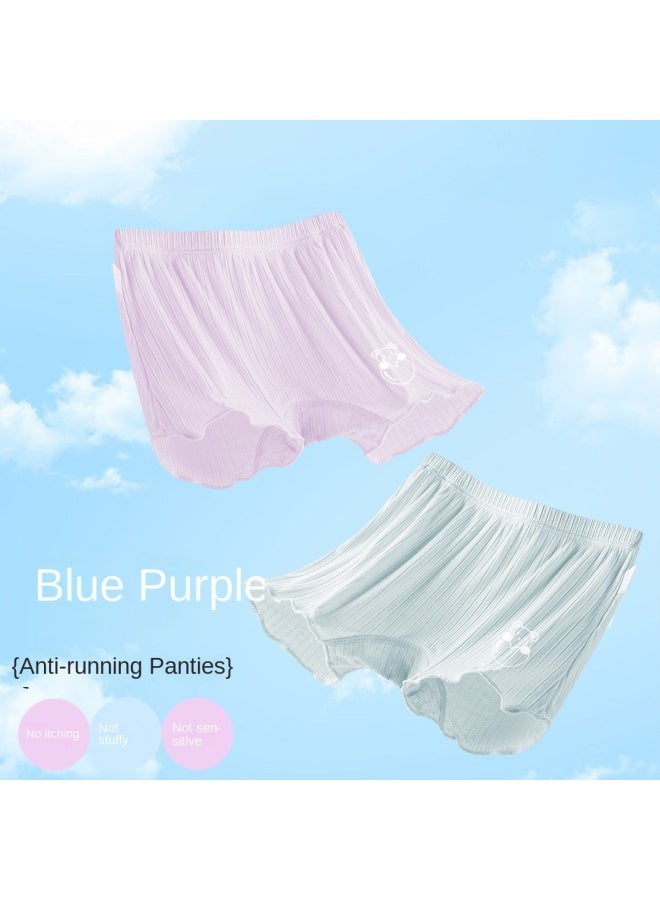 DEESHA Anti-peek Underwear】2-pack Girls' Panties Summer Thin Toddler Shorts - Image 2