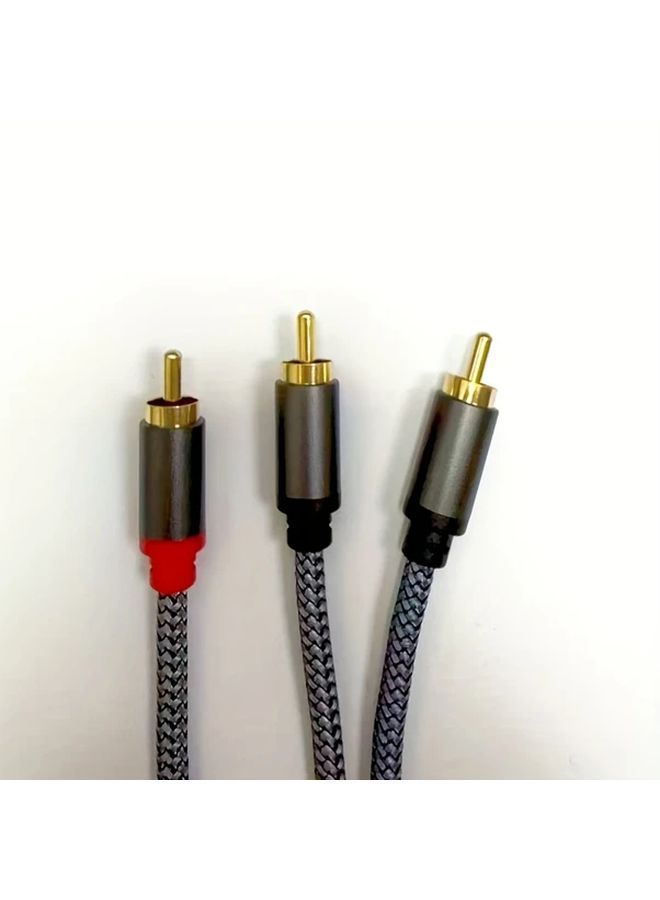 كابل صوت محوري RCA ذكر إلى ذكر غير محمي 19.69 بوصة موديل 2025 - Image 3
