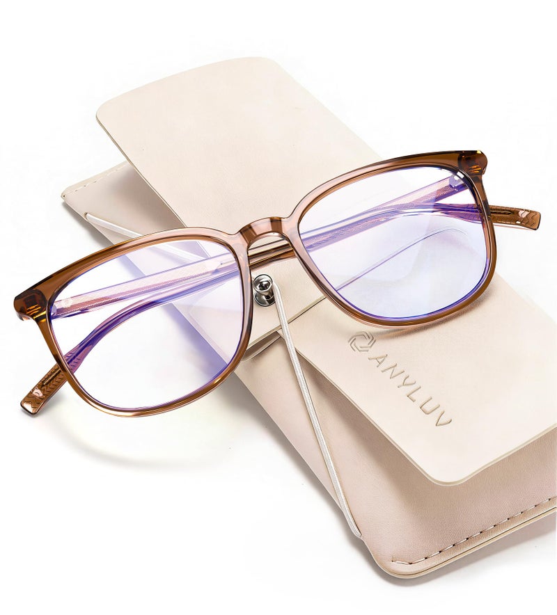 ANYLUV Blue Light Glasses for Woman Men Womens Blue Light Blocking Glasses Computer Glasses Anti Eyestrain - Image 2