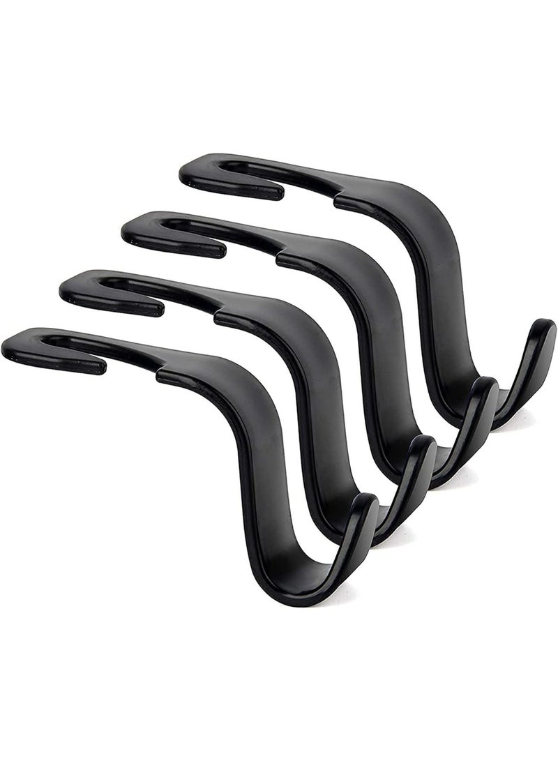 Dunekart Car Backseat Headrest Hooks Organizer | Nylon & Plastic Hanging Hooks for Handbags, Grocery Bags & Accessories - Image 1