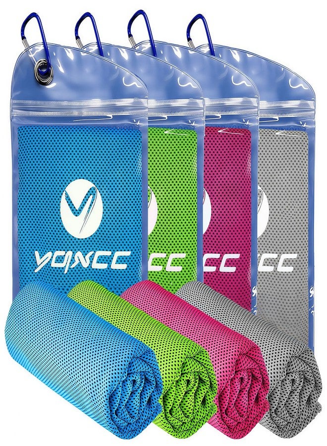 YQXCC 4 Pack Cooling Towels (40"x12") - Image 1
