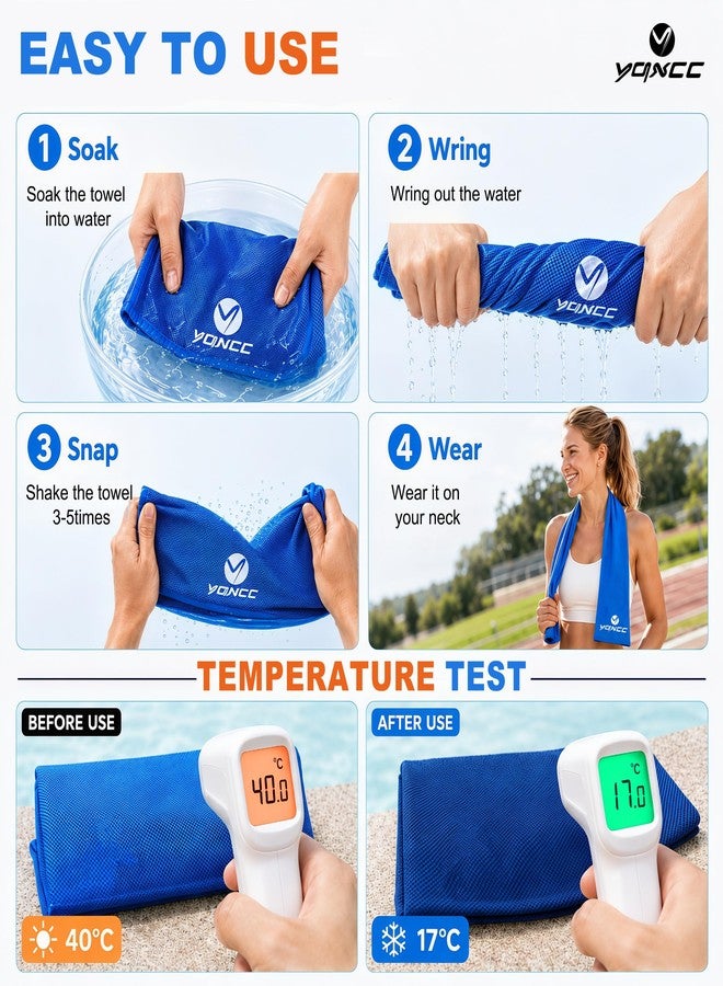 YQXCC 4 Pack Cooling Towels (40"x12") - Image 3