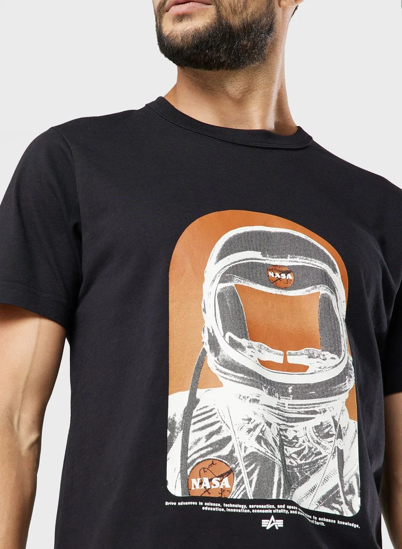 Alpha Industries Nasa Moon T-Shirt