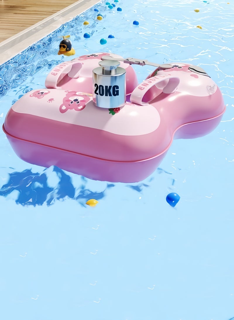 ENJOY LIFE Compression Inflatable Baby Swim Flotation Baby Swim Newborn Pool Flotation Swim Ring Baby Soft Waterproof Swim Ring is adjustable and suitable for babies aged 15-36 months - Image 4