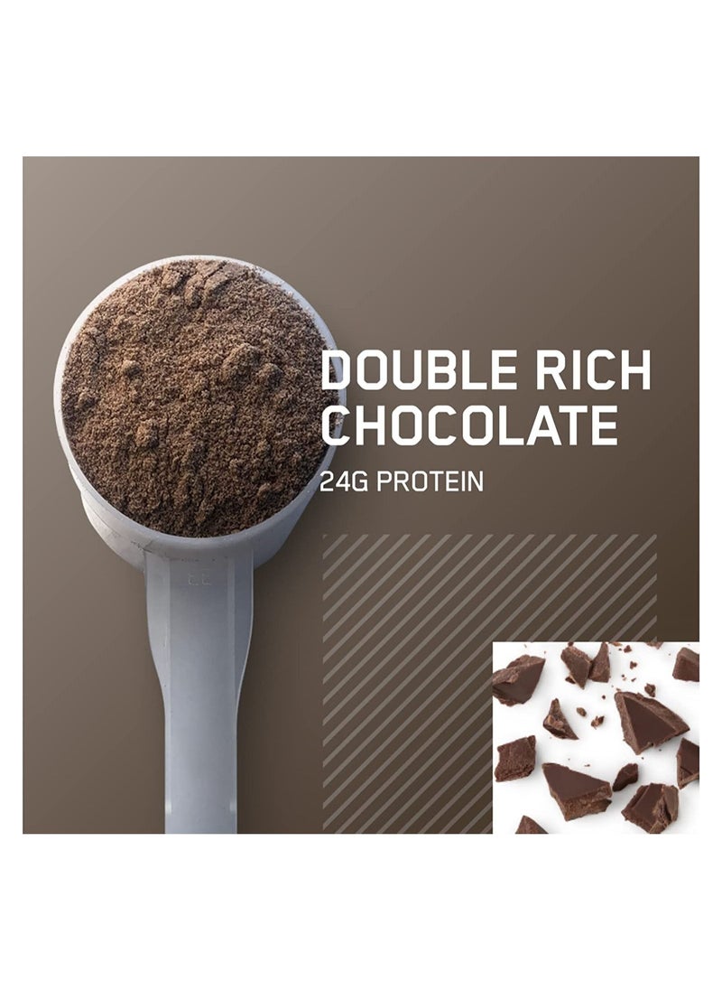 Optimum Nutrition - Gold Standard 100% Whey Protein Powder, for Muscle Support & Recovery, Primary Source Whey Protein Isolate - Double Rich Chocolate, 454 Grams (1 lb) - Image 1