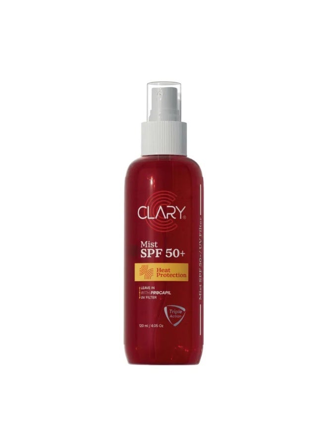 CLARY Hair Mist SPF 50+ Heat Protection - 120 Ml