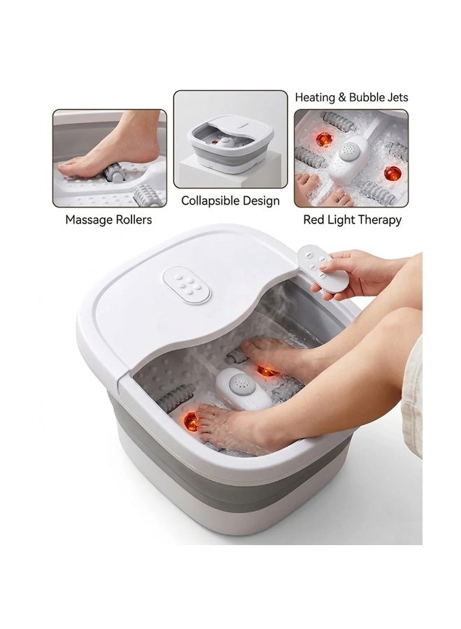 Cady One Foldable foot massager with 500W water heating, foot massager with rotating roller technology, equipped with a smart timer and remote control, suitable for relaxation and comprehensive foot care. - Image 2