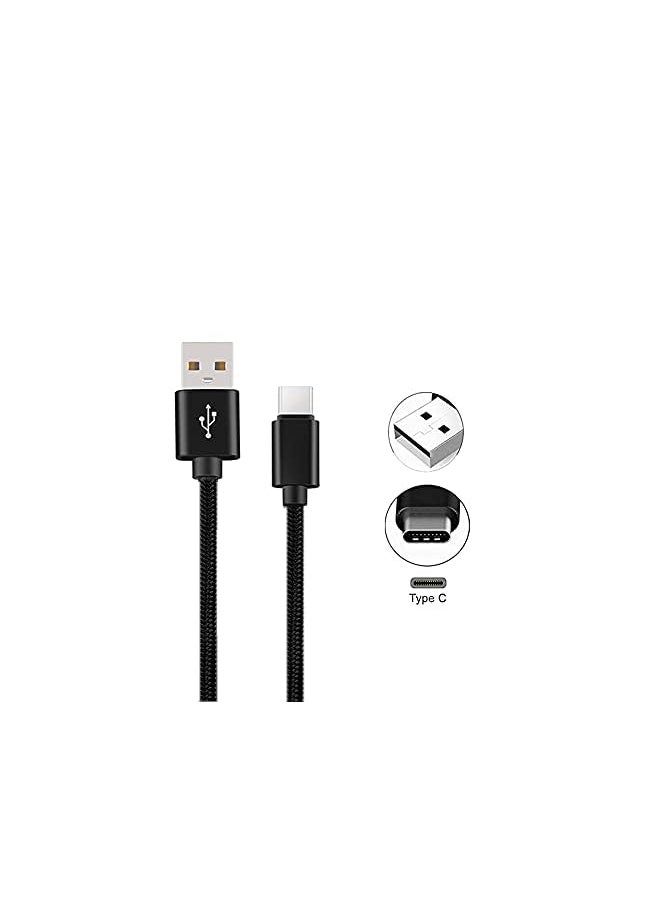 erorex - 3M Ft Charger Cable Type C Charging Cord For Sony Xm4 Xm3 Wh 1000Xm4 Wf 1000Xm4 Wh 1000Xm3 Wh Ch510 Wh Ch710N Wh Xb900N Wf 1000Xm3 Headphones Black - Image 1