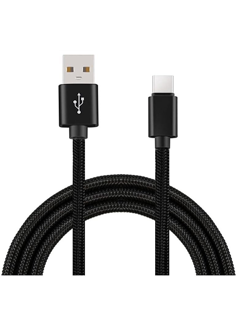 erorex - 3M Ft Charger Cable Type C Charging Cord For Sony Xm4 Xm3 Wh 1000Xm4 Wf 1000Xm4 Wh 1000Xm3 Wh Ch510 Wh Ch710N Wh Xb900N Wf 1000Xm3 Headphones Black - Image 1