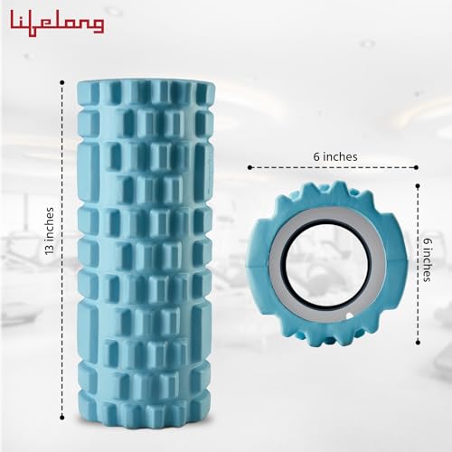 Lifelong Foam Roller for Exercise Gym- Deep Tissue Body Massage Roller for Back Pain, Neck & Knee Pain Relief- Yoga Roller Fitness Workout, Muscle Massager Equipment, Muscle Recovery, Stretching Tool - Image 5