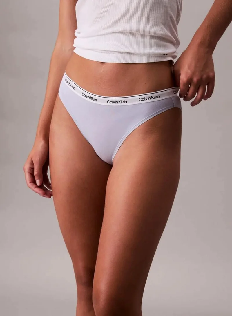 Calvin Klein Casual Blue Bikini Briefs - Modern Logo for Women | Best Price UAE