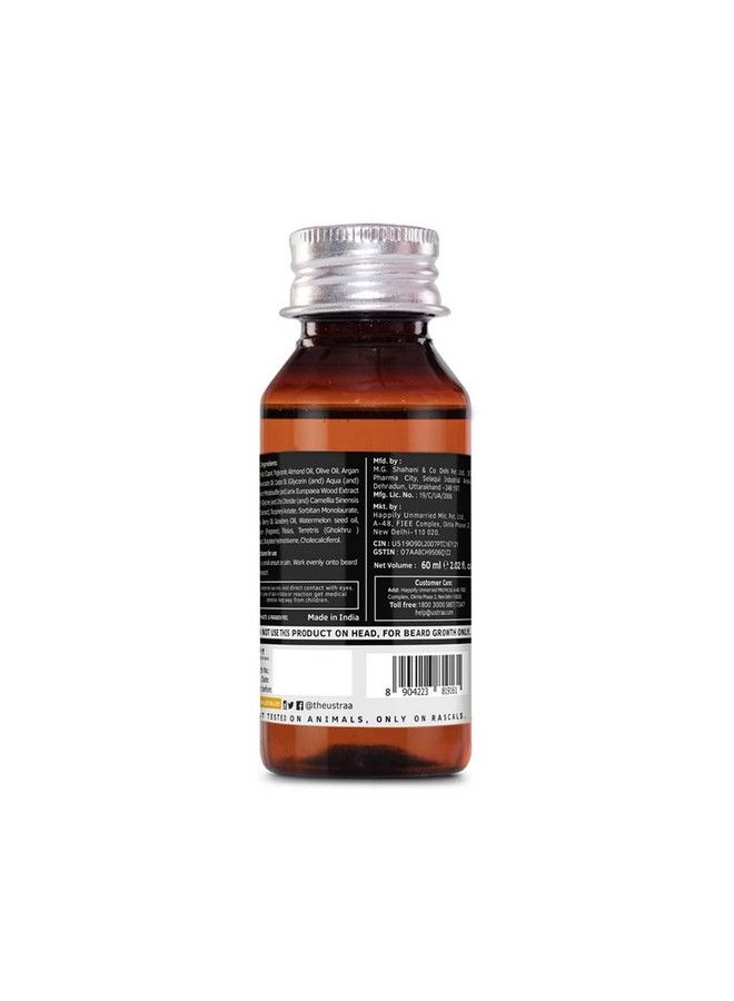 Ustraa Beard Growth Oil Advanced 60 Ml And Beard Wash Woody 100 Ml - Image 4