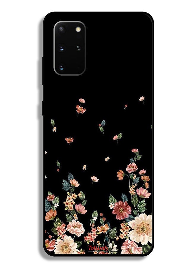 Tolwak غطاء حماية لهاتف سامسونج جالاكسي S20 بلس 5G مزين بزهور صغيرة في الأسفل - Image 2