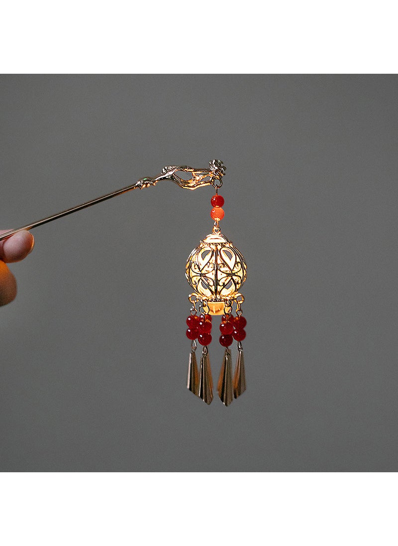 Generic - Vintage Hanfu Hairpin Tassel Lantern AccessoryOne hairpin (J277) One hairpin (J277) - Image 1