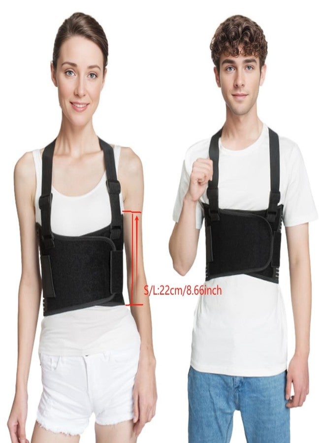 Malloraned Broken Rib Brace,Chest Wrap Ribs Support Belt(Black,X-Large) - Image 4