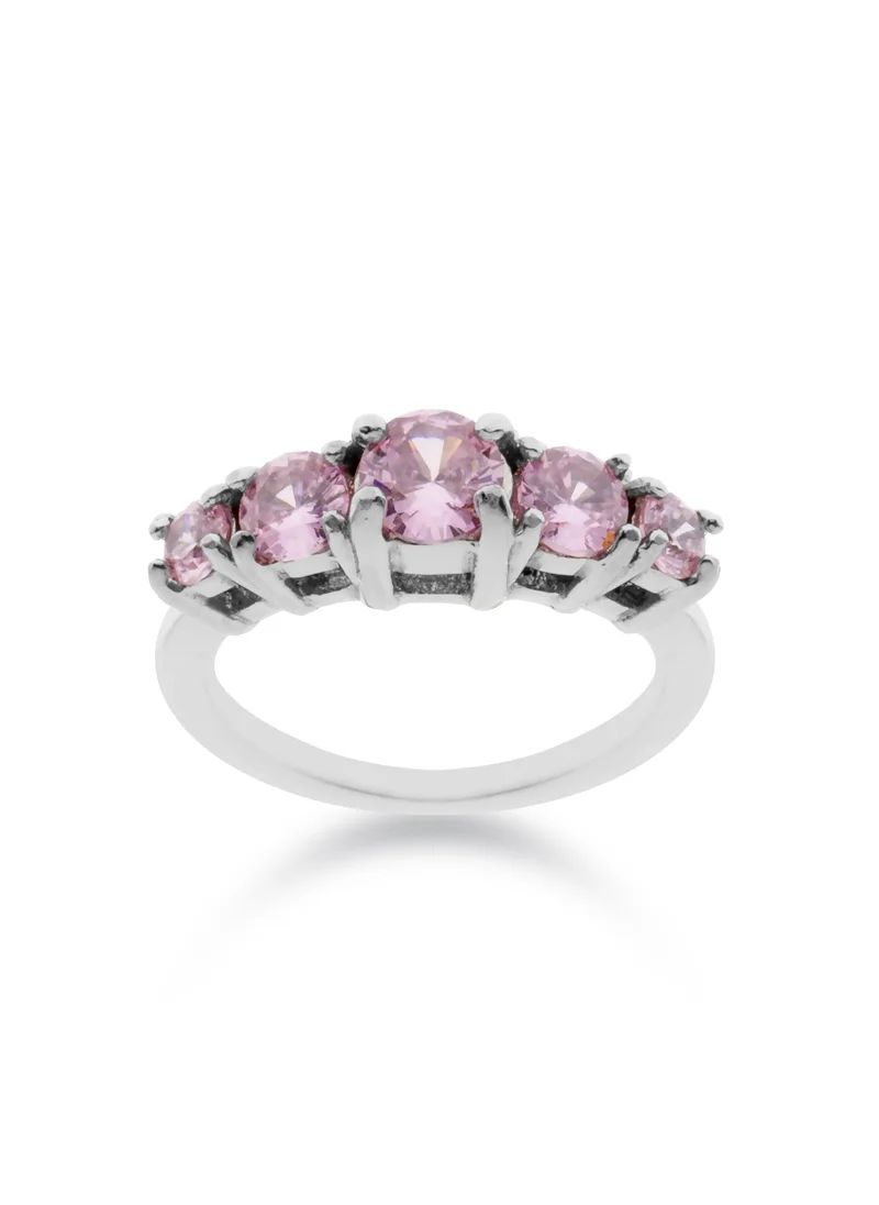 ليو جو Liu Jo Fede Silver Ring - Rose - LJ2428