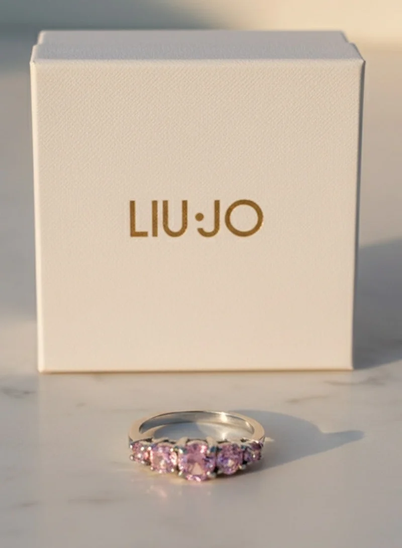 ليو جو خاتم فضة لي جو فيد روز