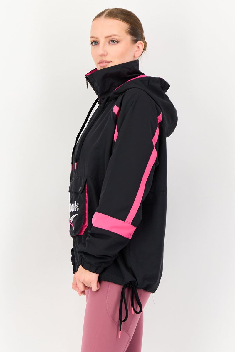 Reebok Women Sportswear Fit Long Sleeve Quarter Zip Outdoor Hoodie Jacket - Image 2
