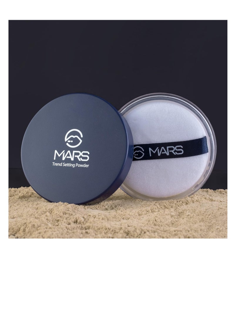 مارس MARS Trend Seting Ultra Fine Brightening Matte بودرة مضغوطة لتفتيح الموز 24 جم - Image 2