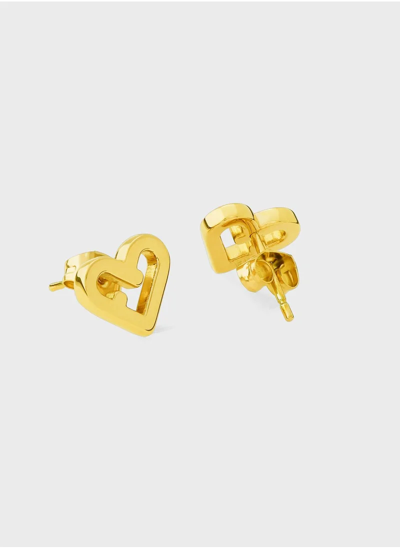 فورلا Love Stud Earrings