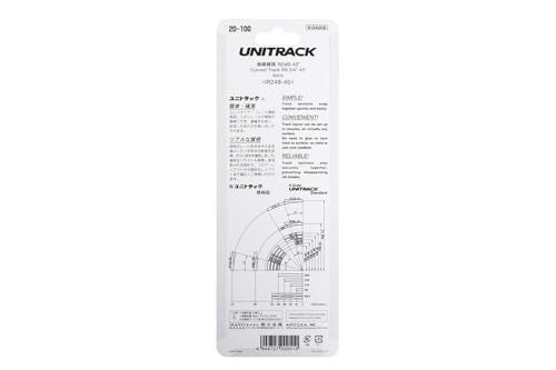 Kato USA Model Train Products Unitrack, 249mm (9 3/4") Radius 45-Degree Curve Track (4-Piece) - Image 5