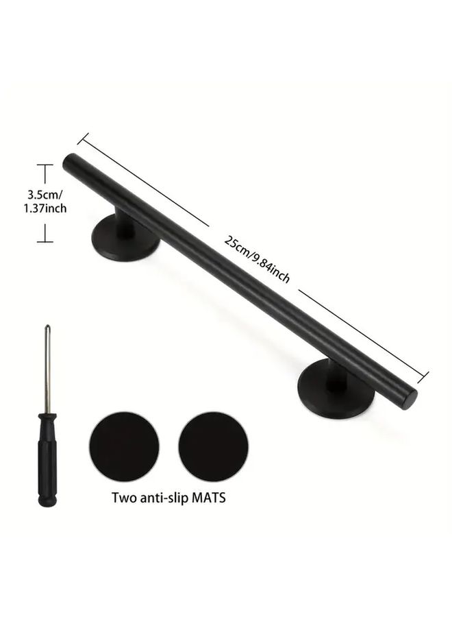 Black Aluminum Square Rod Pro Fingerboard Set With Deck And Obstacle Base - Image 2