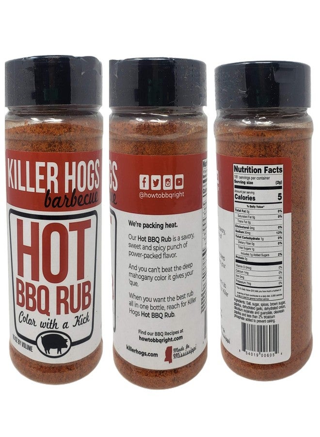 Killer Hogs مجموعة متنوعة من توابل الشواء من كيلر هوغز - توابل الشواء الحارة، وتوابل بريسكيت تكساس، وتوابل AP، وتوابل الشواء الأصلية - عبوة من 4 زجاجات - إجمالي 48 أونصة - توابل شواء كيلر هوغز بالجملة - Image 5