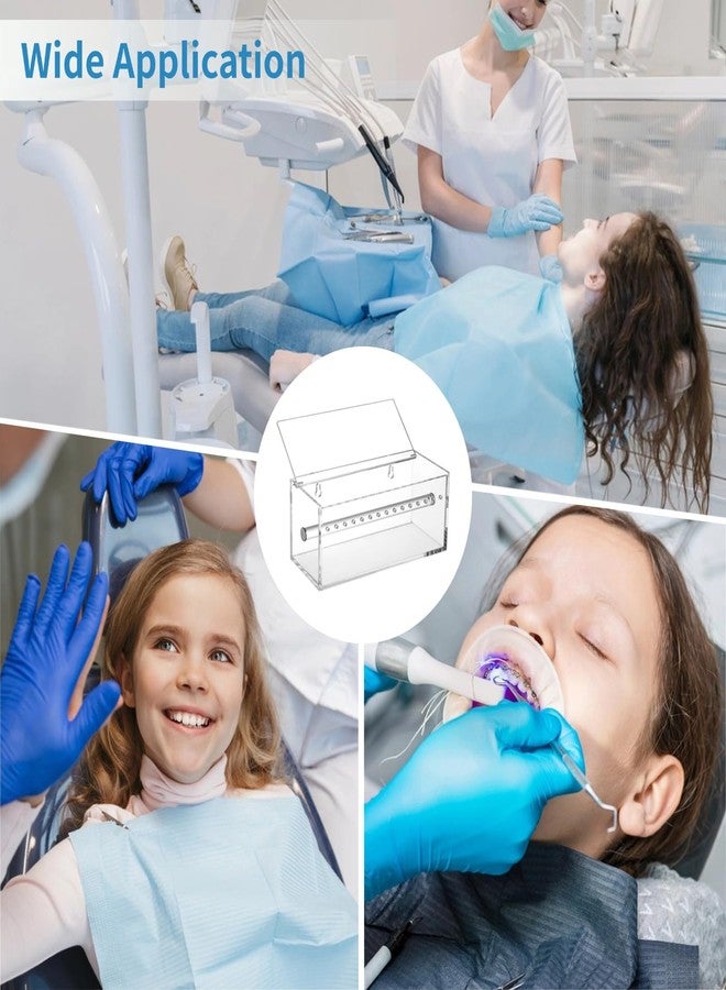 Anjetan Acrylic Orthodontic Power Chain Organizer, Dental Organizer for Rubber Chain, Orthodontic Elastic Power Chain Dispenser Reel Box with Flip Lid, Dental Office Supply - Image 5
