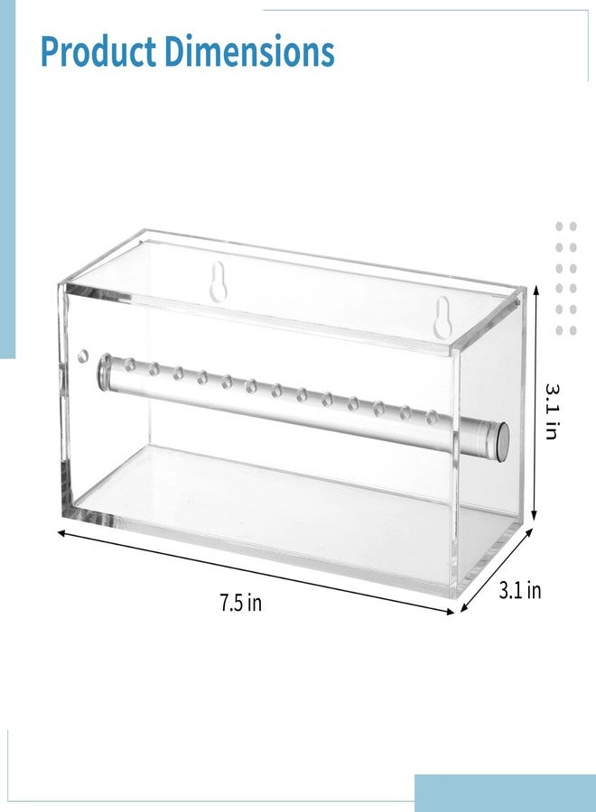 Anjetan Acrylic Orthodontic Power Chain Organizer, Dental Organizer for Rubber Chain, Orthodontic Elastic Power Chain Dispenser Reel Box with Flip Lid, Dental Office Supply - Image 4