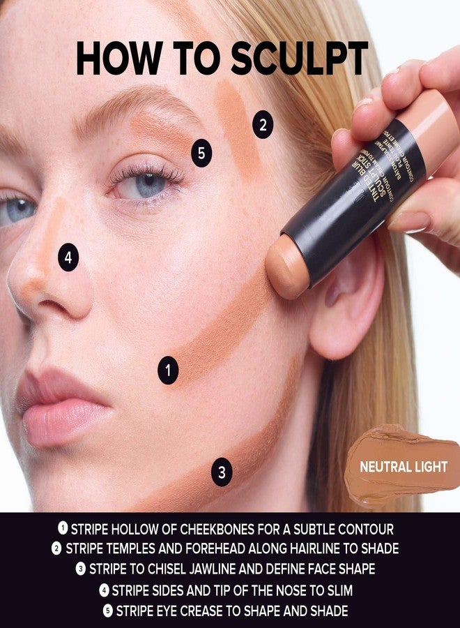 NUDESTIX Tinted Blur Contour Sculpting Stick Neutral Light - Image 4