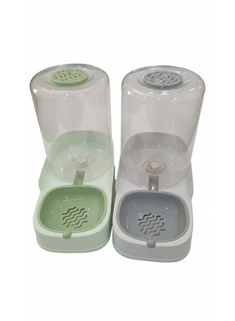 Pet Water Dispenser - Green, Grey, Blue