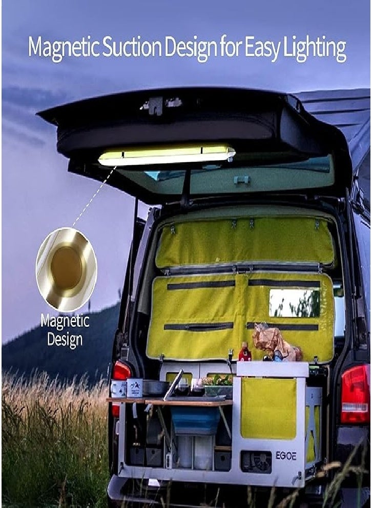 LED light tube handheld portable foldable, inflatable camping light hanging magnetic suction cup, RV, camping enthusiasts, 4 types of lighting video light stick (1 piece) - Image 4